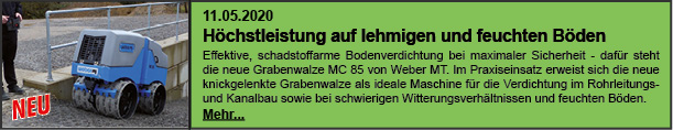 Grabenwalze Weber MT MC85