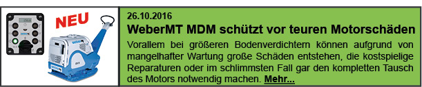 Weber Rüttelplatten mit Motormanagement MDM kaufen